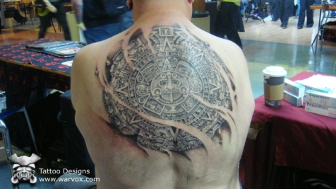 Aztec Calendar Tattoo